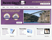 Tablet Screenshot of pacificgracetax.com